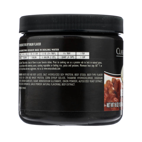 Ventura Foods Classic Gourmet Real Beef Base, 1 Pound -- 6 per case.