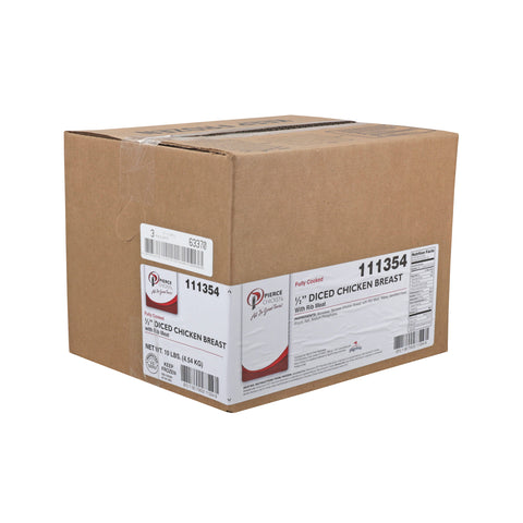 Pierce Chicken Fully Cooked Diced Chicken Breast Meat, 5 Pound -- 2 per case