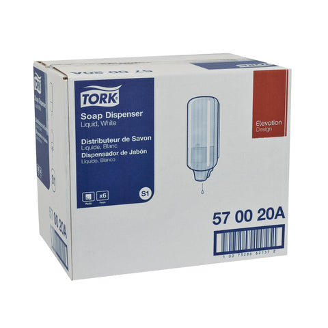 Tork White Elevation Liquid Skincare Dispenser, 33 Ounce Bottle