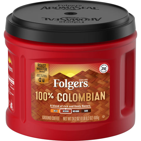 Folgers® COFFEE GROUND COLOMBIAN CANISTER