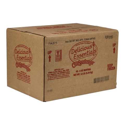 Delicious Essentials™ MUFFIN APPLE CINNAMON MADE W/ 51% WHOLE GRAIN IW