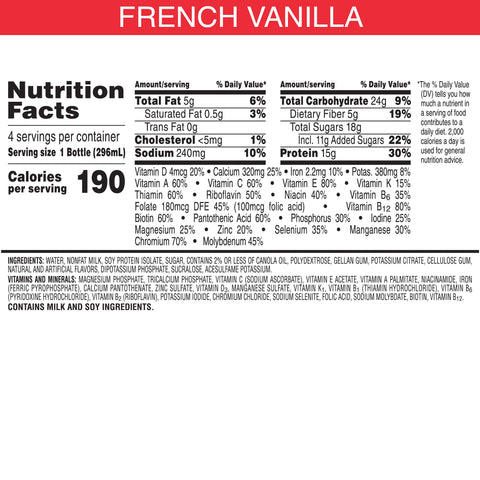 Kellogg's® DRINK SPECIAL K PROTEIN™ SHAKE FRENCH VANILLA