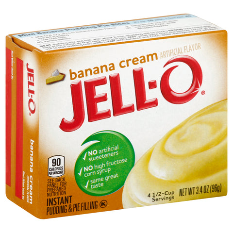 Jell-O PUDDING MIX BANANA CREAM INSTANT