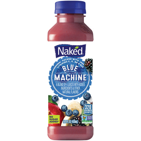Naked Juice DRINK BLUE MACHINE REFRIGERATED PLASTIC BOTTLE