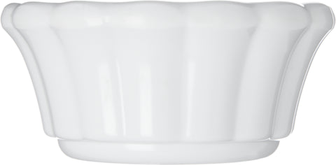 Carlisle RAMEKIN SCALLOPED MELAMINE WHITE 2 OZ