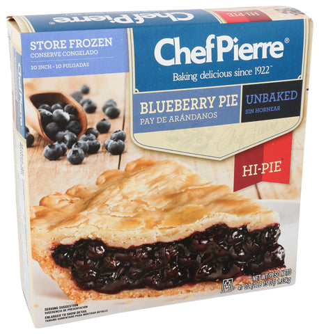 Pie Fruit Blueberry Hi Unbaked 10