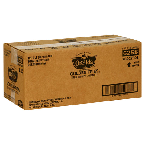 Ore Ida Prime Golden Fries French Fry Potatoes, 2 Pound -- 12 per case