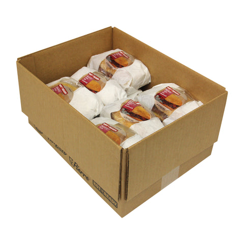 Advance Pierre Hot N Ready Barbecue Pork Rib Sandwich, 6.5 Ounce -- 12 per case.