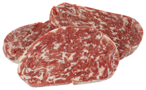 Advance Food Break Away Sirloin Beefsteak, 5 Ounce -- 39 per case.