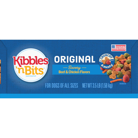 Kibbles N Bits Original Dog Food, 3.5 Pound -- 4 per case.