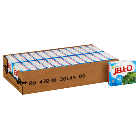 Jello Sugar Free Lime Gelatin, .3 Ounce -- 24 Case