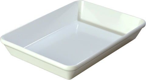 Carlisle DISH BAKER MELAMINE WHITE 4 QT
