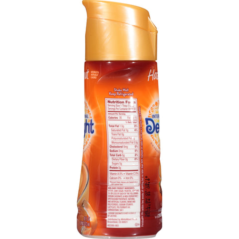 International Delight Hazelnut Coffee Creamer, 16 Fluid Ounce -- 6 per case.