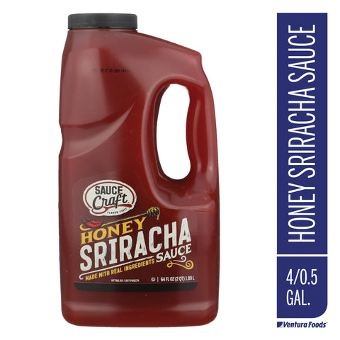 Sauce Craft Honey Sriracha Sauce, 0.5 Gallon -- 4 per case.