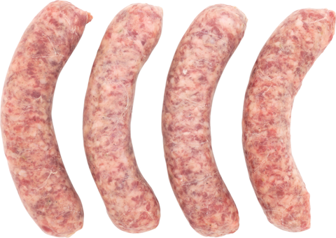 Bratwurst Link American-style Raw 4:lb 5.5