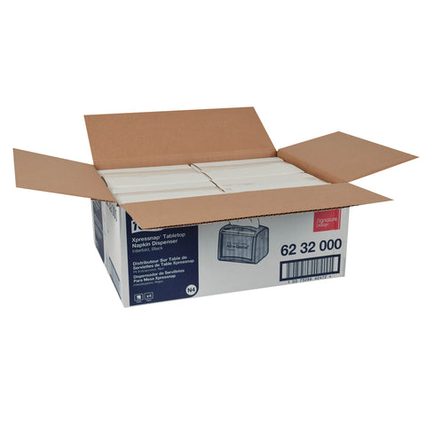 Essity Tork Xpressnap Plastic Black Tabletop Napkin Dispenser -- 4 per case