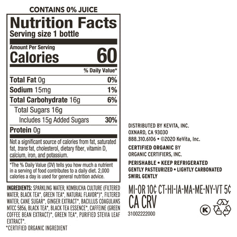 Kevita DRINK KOMBUCHA GINGER