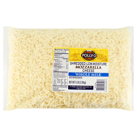 Polly-O CHEESE MOZZARELLA SHREDDED WHOLE MILK