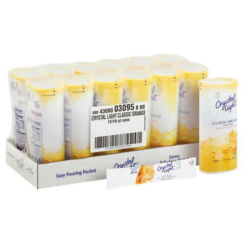 Crystal Light Classic Orange Drink Mix, 2.5 Ounce -- 12 per case.