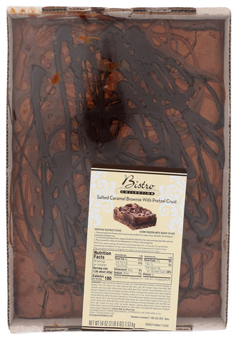 Brownie Caramel Salted W/ Pretzel Crust