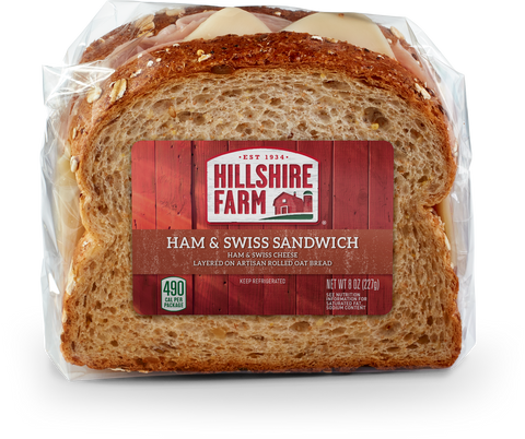 Sandwich Ham & Cheese Swiss Multigrain Iw 8 Oz