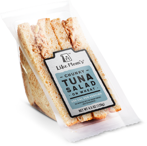 Sandwich Tuna Salad On Wheat Bread Wedge 4.5 Oz 301047-012-1