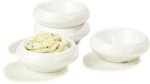 Carlisle DISH BUTTER MELAMINE WHITE 1 OZ