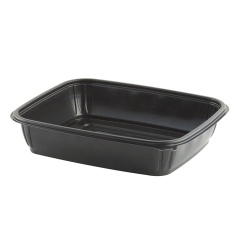 Tray Serving Plastic Black M1200 100 Oz