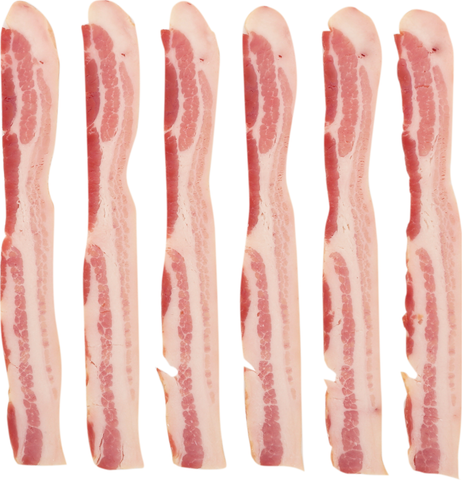 Tyson® BACON NATURAL HARDWOOD SMOKED 6 SLICES PER INCH UNCOOKED 10070990928