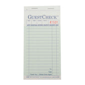 Guest Check 2 Part Carbonless 17x13 Line