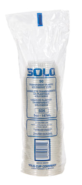 Container Plastic Clear Dessert 5 Oz