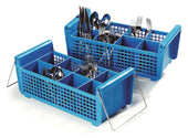 Carlisle BASKET FLATWARE PERMA-SIL™ W/ HANDLE BLUE 17X7.75X6.9