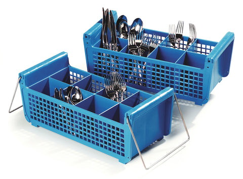 Carlisle FLATWARE BASKET W/O HANDLE 8-COMPARTMENT