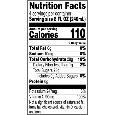 RW Knudsen JUICE APPLE CIDER SPICED NSA NFC 100% GLASS BOTTLE
