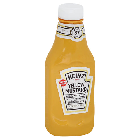 Heinz Classic Yellow Mustard, 12.75 Ounce -- 16 per case.