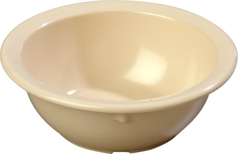 Carlisle BOWL NAPPIE RIMMED MELAMINE TAN 12.5 OZ