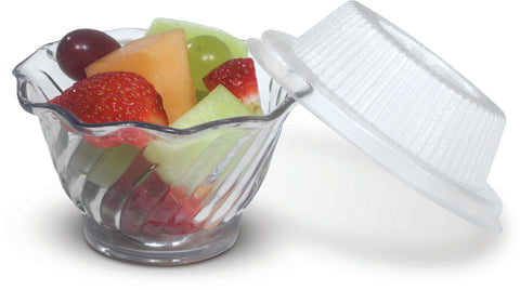 Carlisle DISH DESSERT TULIP SAN PLASTIC CLEAR 5 OZ