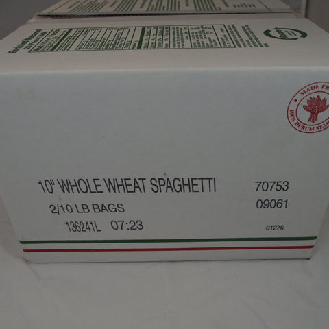 Zerega PASTA WHOLE WHEAT SPAGHETTI 10
