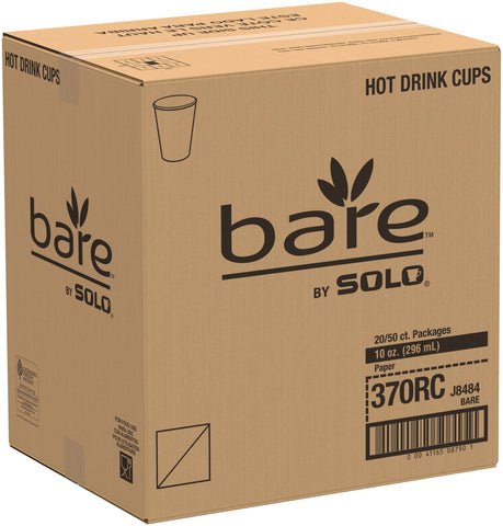 Solo® CUP PAPER HOT BARE ECO-FOWARD PCF 10 OZ