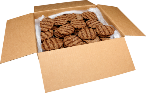USDA BEEF PATTY GROUND FLAMEBROILED FC FZ 2.1 OZ