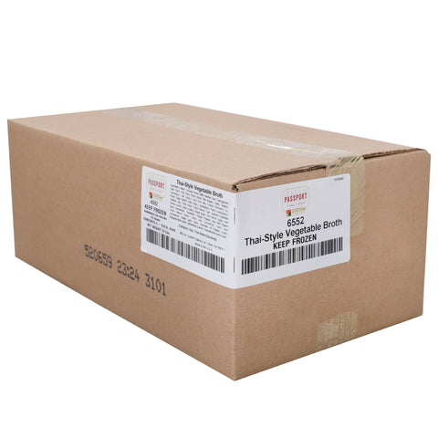 Custom Culinary® Thai Style Vegetable Broth 4 x 6 lb.
