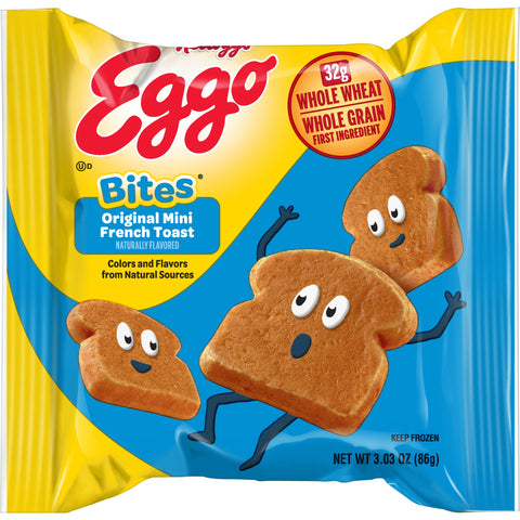 Eggo Minis Original French Toast, 3.03 Ounce -- 72 per case.