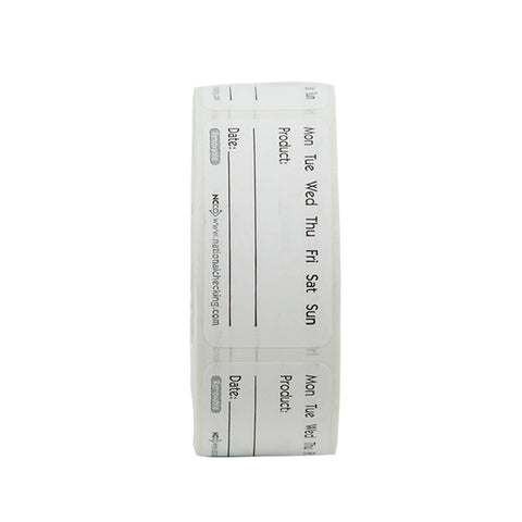 National Checking Company Dateit Product Removable Label, 1 x 2 inch -- 500 per case.