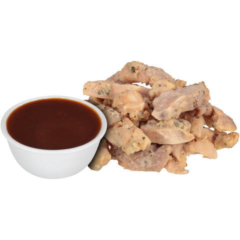 Tyson Wei Café® CHICKEN STRIPS DARK MEAT THAI LEMONGRASS FLAVORED W/ THAI LEMONGRASS SAUCE 10208760928