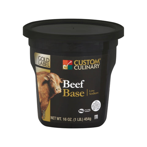 Custom Culinary Gold Label Roasted Beef Base, 1 Pound -- 6 per case.