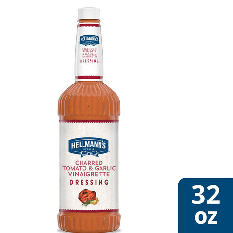 Hellmann's® DRESSING VINAIGRETTE CHARRED TOMATO & GARLIC SALAD BAR BOTTLE