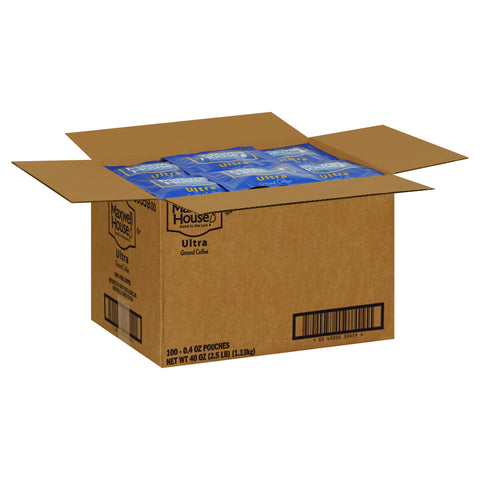 Maxwell House Ultra Roast and Ground In-Room Coffee, 0.4 ounce -- 100 per case