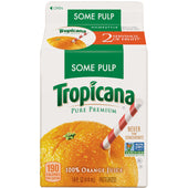 Tropicana Pure Premium JUICE ORANGE HOMESTYLE PURE PREMIUM SINGLE SERVE CARTON