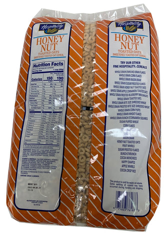 Hospitality CEREAL HONEY NUT TOASTED OATS BULK