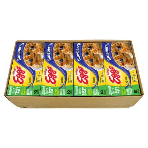 Kelloggs Eggo Blueberry Waffle, 12.3 Ounce -- 8 per case.